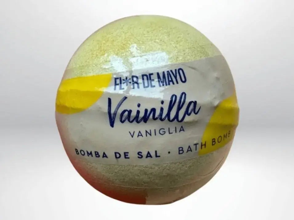 Bombe de bain effervescente à la Vanille FLOR DE MAYO