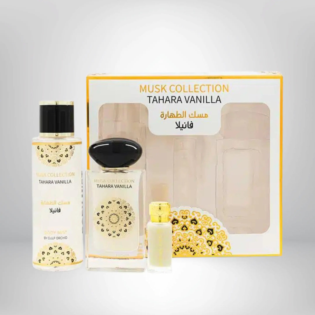 Coffret 3 produits Musk tahara Vanilla Gulf Orchid GULF ORCHID FRANGRANCES