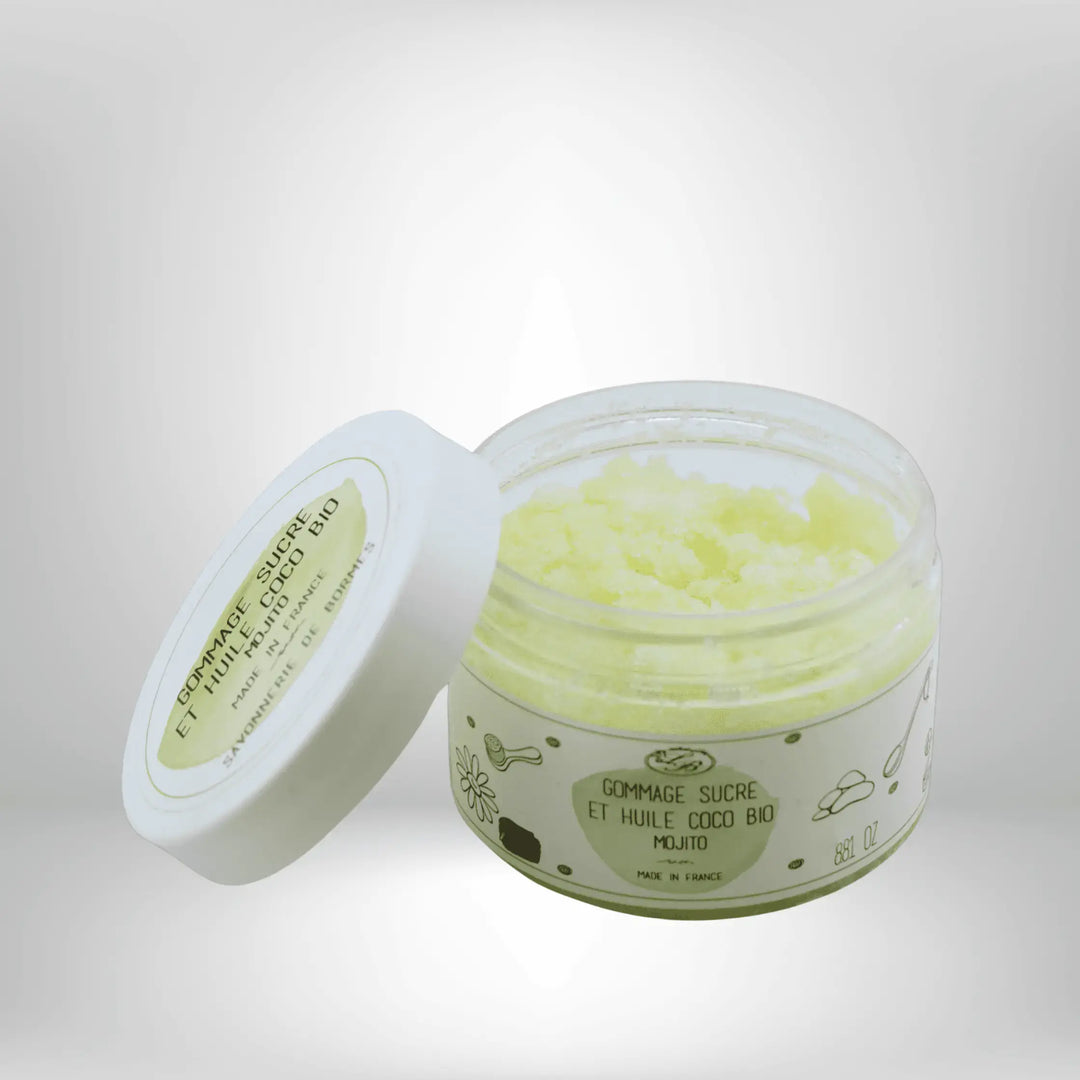 Gommage au sucre et à l’huile de coco bio 150 g Mojito IRISCOSMETICS