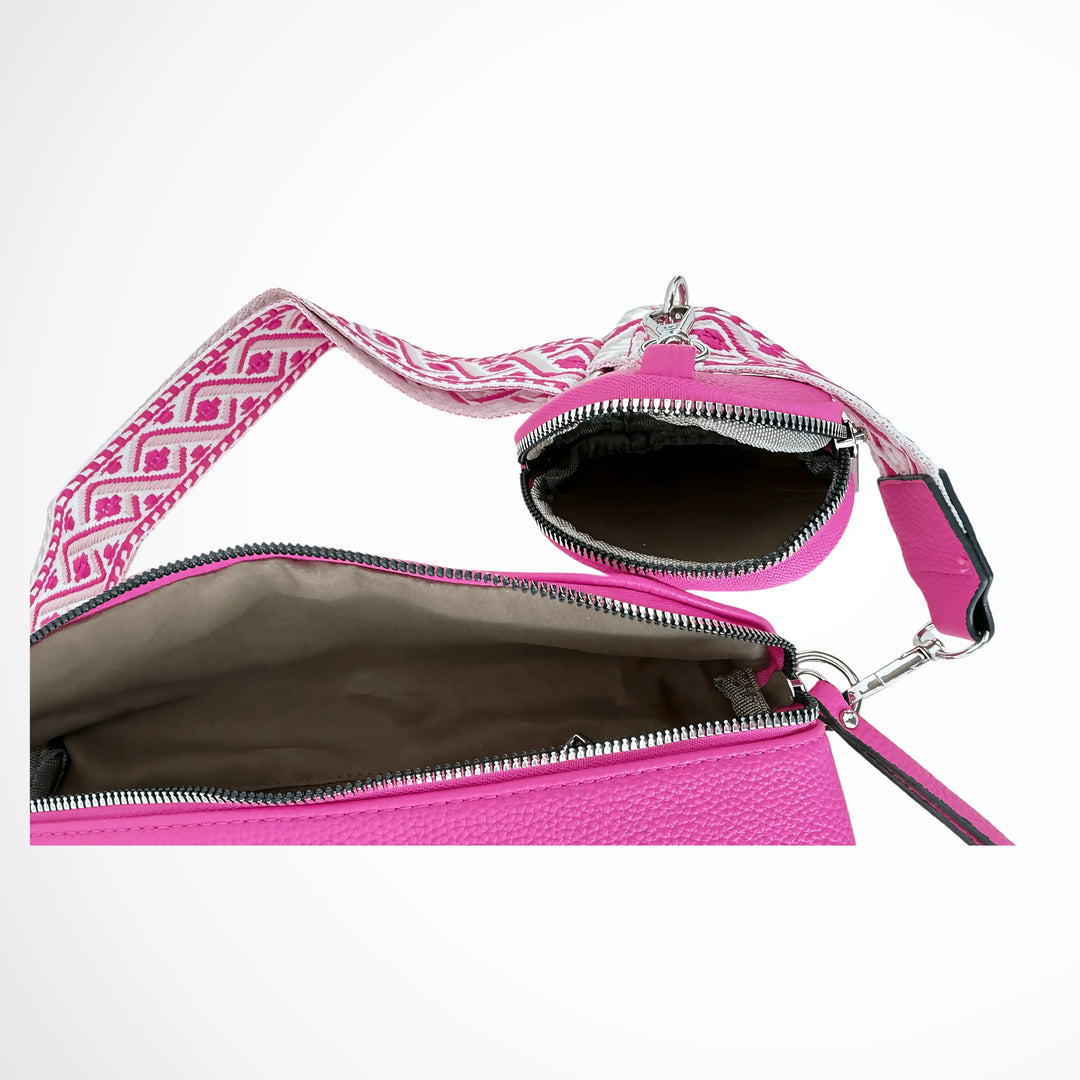 Sac Banane Fuchsia avec porte monnaie  Le paradis du Parfum
