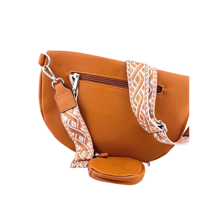 Sac banane Marron fanny verso