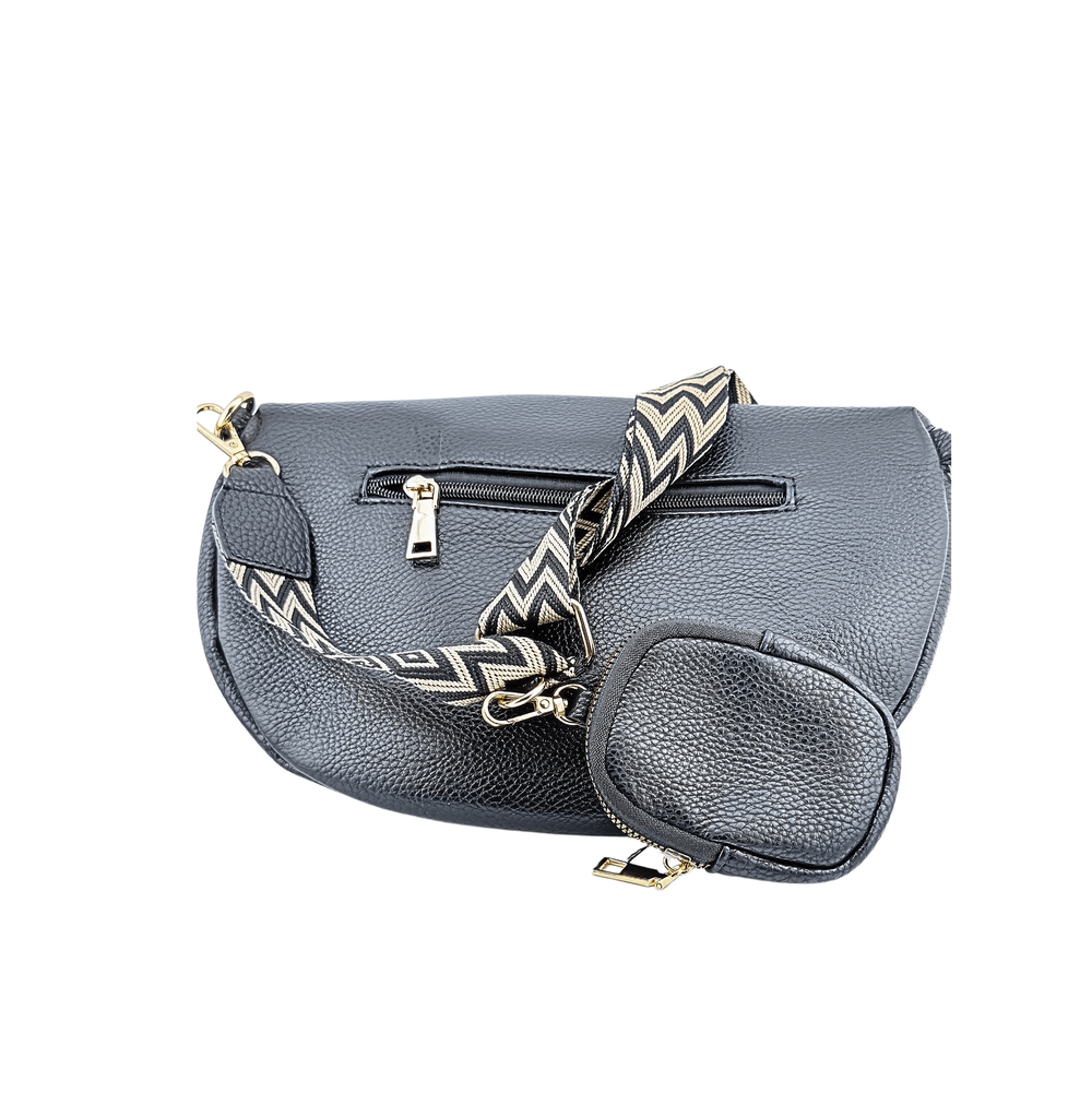 Sac banane Noir fanny verso