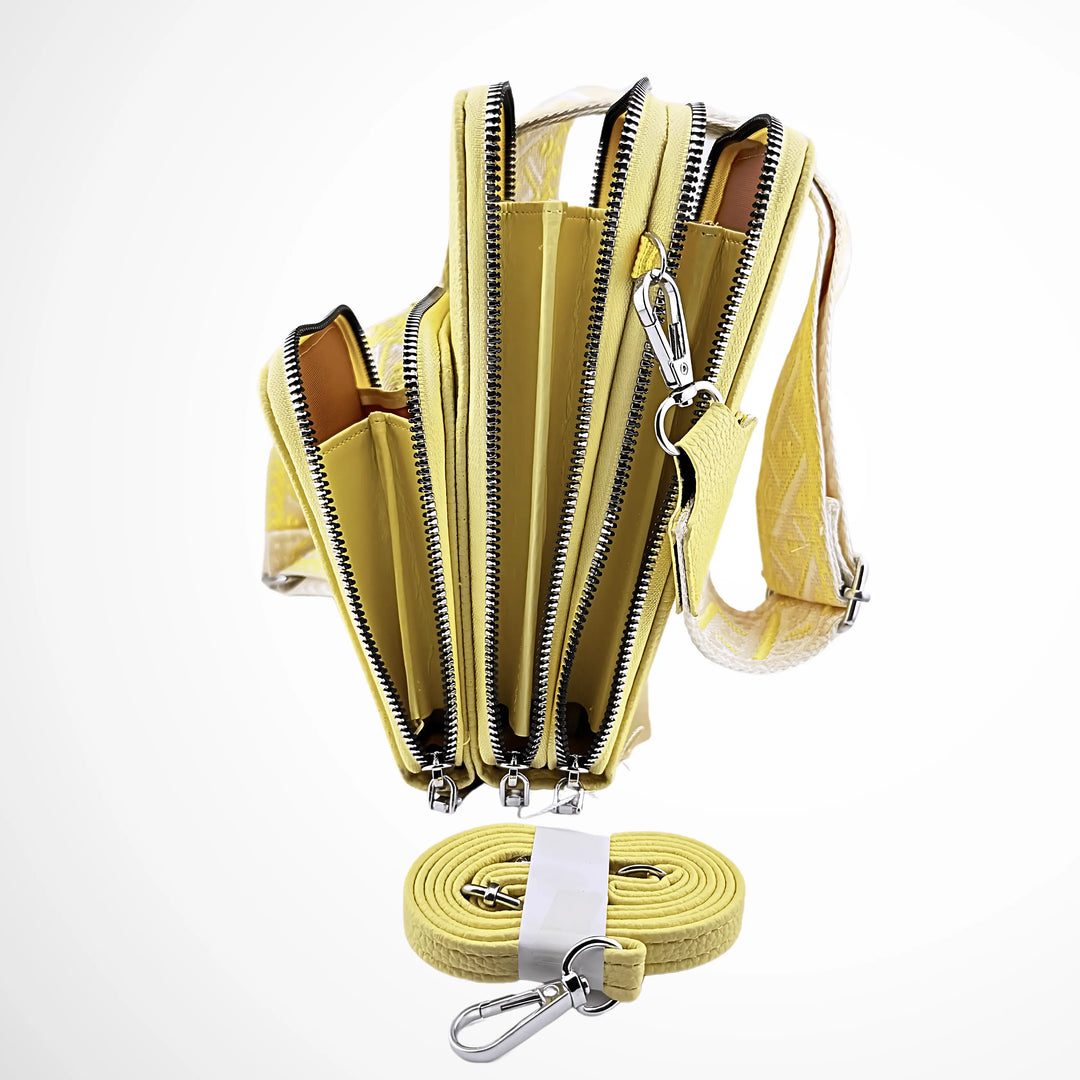 Sacoche Grand modele Jaune  Le paradis du Parfum