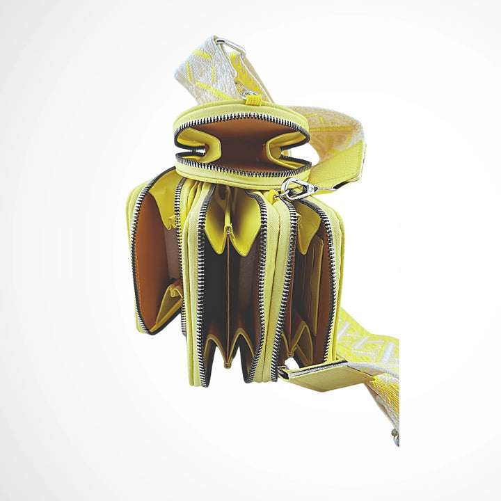 Sacoche Grand modele Jaune  Le paradis du Parfum
